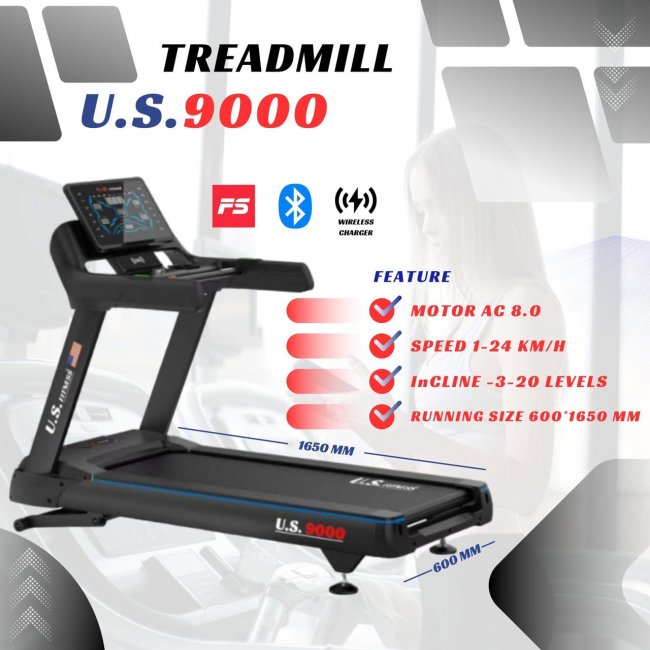 ลู่วิ่งไฟฟ้า U.S 9000