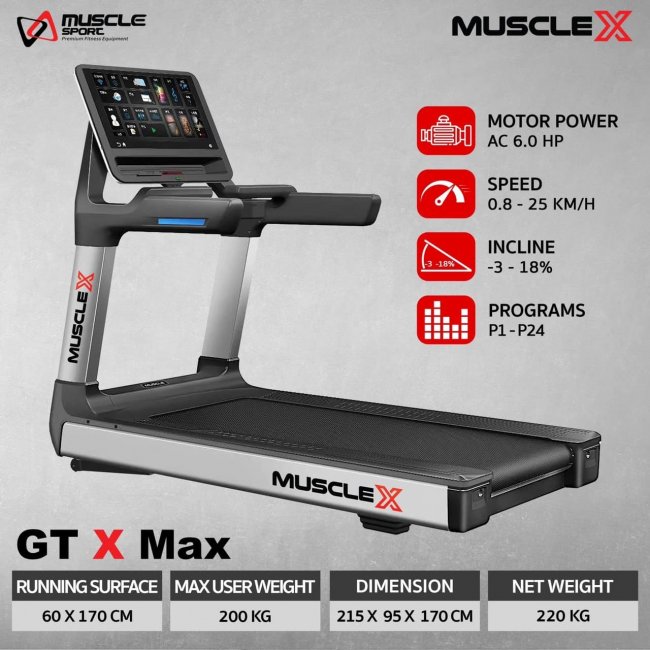 ลู่วิ่งไฟฟ้า GT X MAX 