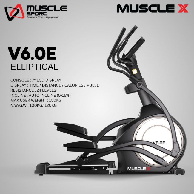 เครื่องเดินวงรี MUSCLE X รุ่น V6.0E