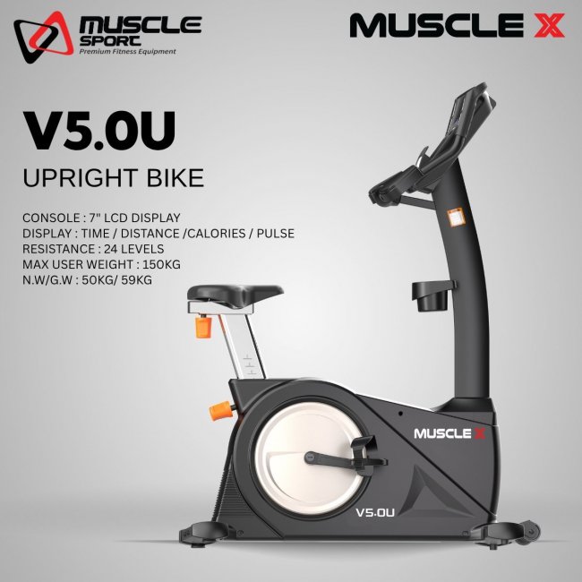 จักรยานนั่งตรง MUSCLE X รุ่น V5.0U