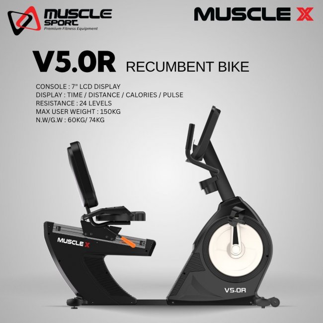 จักรยานนั่งพิง MUSCLE X รุ่น V5.0R